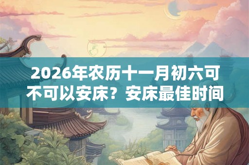 2026年农历十一月初六可不可以安床?安床最佳时间几点? 2026年农历十一月初六可不可以安床?安床最佳时间几点?