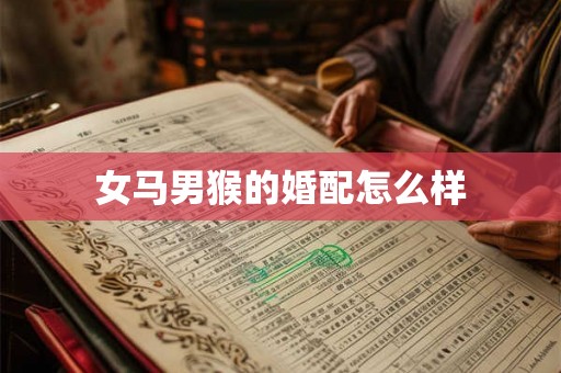 女马男猴的婚配怎么样
