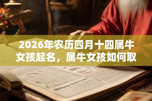 2026年农历四月十四属牛女孩起名,属牛女孩如何取名? 2026年农历四月十四属牛女孩起名,属牛女孩如何取名?