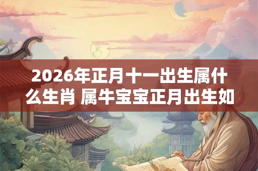 2026年正月十一出生属什么生肖 属牛宝宝正月出生如何