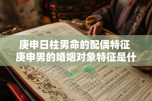 庚申日柱男命的配偶特征 庚申男的婚姻对象特征是什么