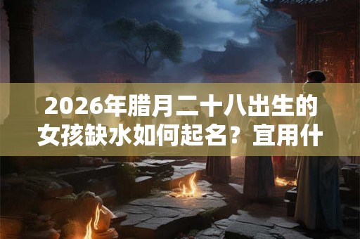 2026年腊月二十八出生的女孩缺水如何起名？宜用什么字？