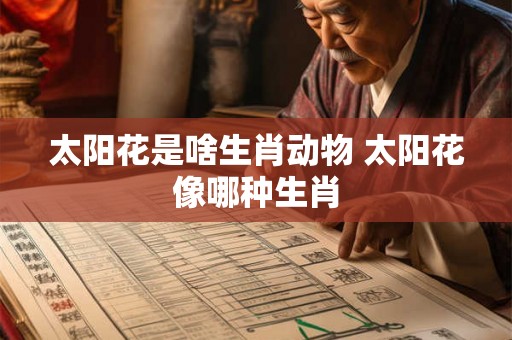 太阳花是啥生肖动物 太阳花像哪种生肖
