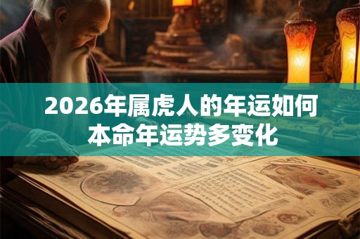 2026年属虎人的年运如何 本命年运势多变化