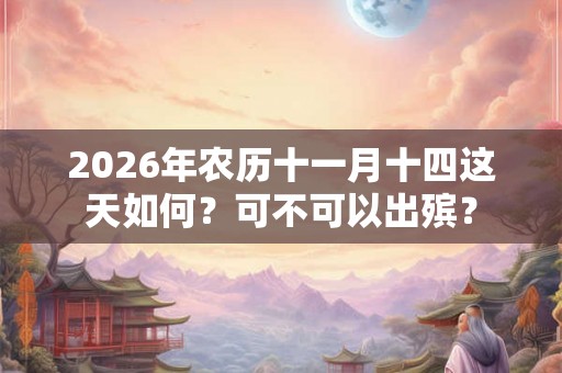 2026年农历十一月十四这天如何？可不可以出殡？