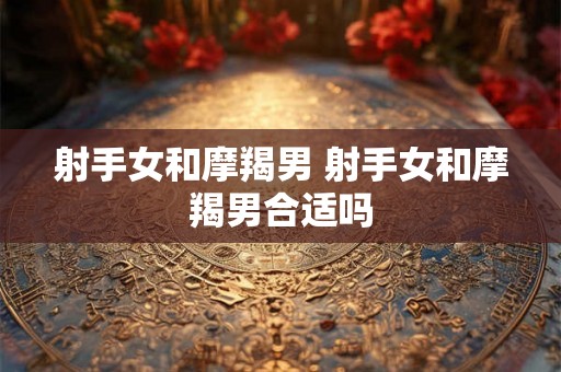 射手女和摩羯男 射手女和摩羯男合适吗