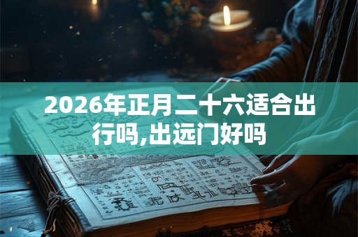 2026年正月二十六适合出行吗,出远门好吗