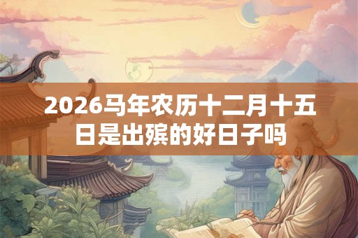 2026马年农历十二月十五日是出殡的好日子吗