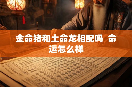 金命猪和土命龙相配吗  命运怎么样