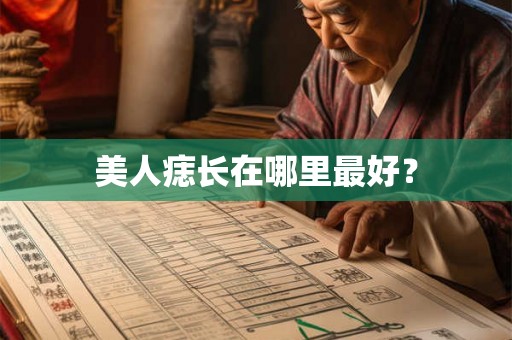 美人痣长在哪里最好？