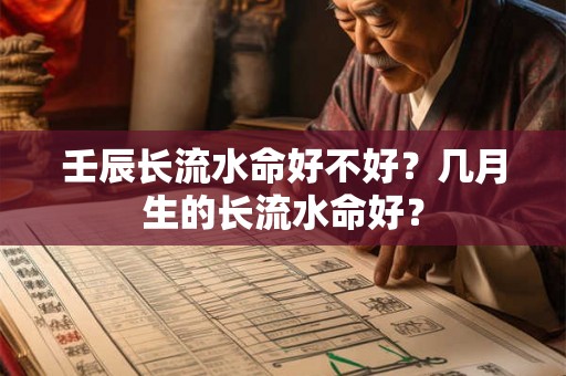 壬辰长流水命好不好？几月生的长流水命好？