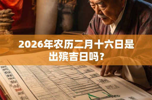 2026年农历二月十六日是出殡吉日吗？