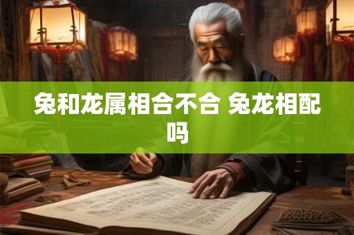 兔和龙属相合不合 兔龙相配吗