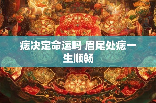 痣决定命运吗 眉尾处痣一生顺畅