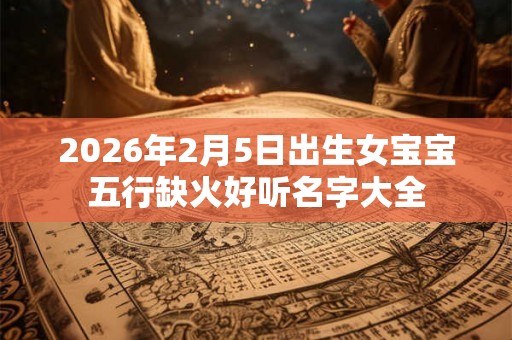 2026年2月5日出生女宝宝五行缺火好听名字大全 2026年2月5日出生女宝宝五行缺火好听名字大全