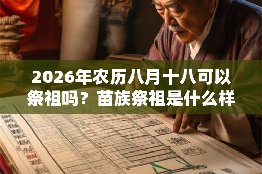 2026年农历八月十八可以祭祖吗？苗族祭祖是什么样的？