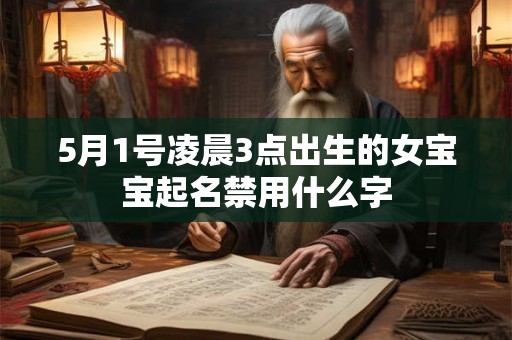 5月1号凌晨3点出生的女宝宝起名禁用什么字