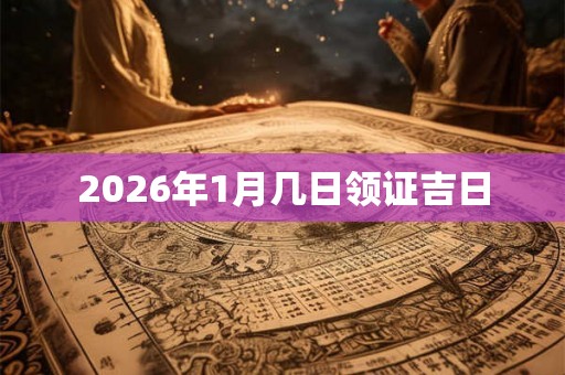 2026年1月几日领证吉日