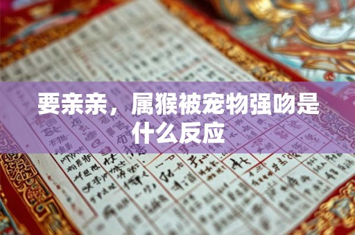 要亲亲，属猴被宠物强吻是什么反应