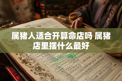 属猪人适合开算命店吗 属猪店里摆什么最好