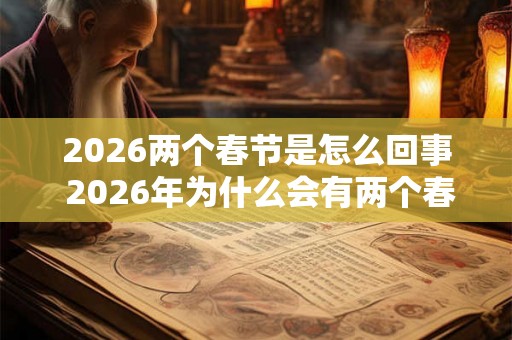 2026两个春节是怎么回事 2026年为什么会有两个春节 2026两个春节是怎么回事 2026年为什么会有两个春节