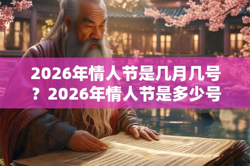 2026年情人节是几月几号？2026年情人节是多少号？