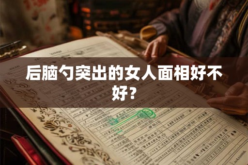 后脑勺突出的女人面相好不好? 后脑勺突出的女人面相好不好?
