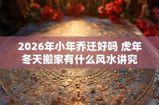 2026年小年乔迁好吗 虎年冬天搬家有什么风水讲究 2026年小年乔迁好吗 虎年冬天搬家有什么风水讲究