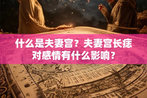 什么是夫妻宫？夫妻宫长痣对感情有什么影响？
