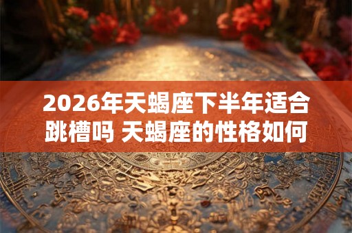 2026年天蝎座下半年适合跳槽吗 天蝎座的性格如何