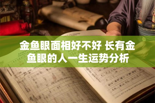 金鱼眼面相好不好 长有金鱼眼的人一生运势分析 金鱼眼面相好不好 长有金鱼眼的人一生运势分析