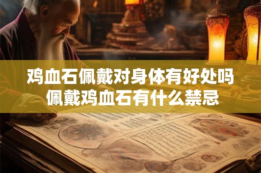 鸡血石佩戴对身体有好处吗 佩戴鸡血石有什么禁忌 鸡血石佩戴对身体有好处吗 佩戴鸡血石有什么禁忌