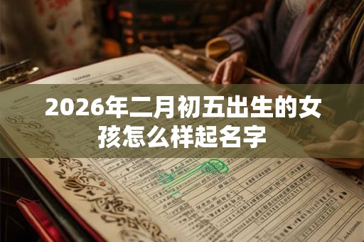 2026年二月初五出生的女孩怎么样起名字