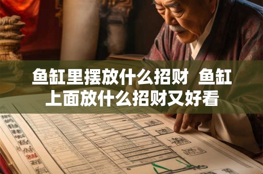 鱼缸里摆放什么招财  鱼缸上面放什么招财又好看