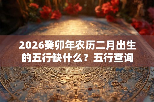 2026癸卯年农历二月出生的五行缺什么？五行查询