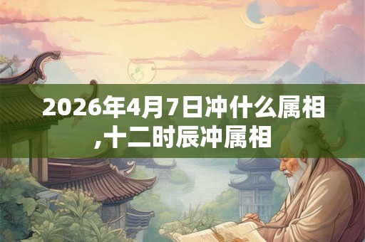 2026年4月7日冲什么属相,十二时辰冲属相 2026年4月7日冲什么属相,十二时辰冲属相