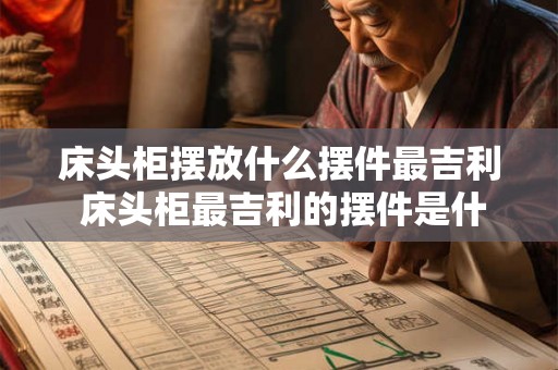 床头柜摆放什么摆件最吉利 床头柜最吉利的摆件是什么