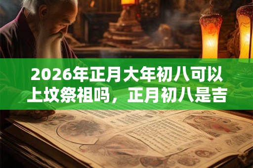 2026年正月大年初八可以上坟祭祖吗，正月初八是吉日吗？