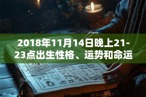 2018年11月14日晚上21-23点出生性格、运势和命运