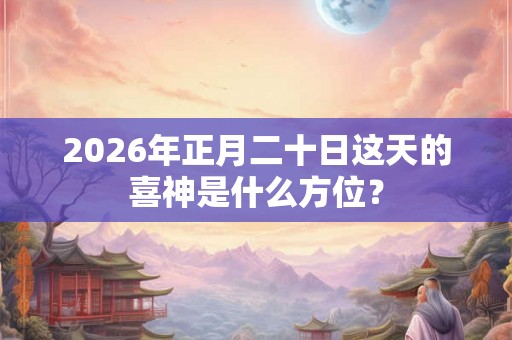 2026年正月二十日这天的喜神是什么方位? 2026年正月二十日这天的喜神是什么方位?