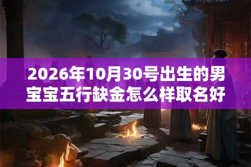 2026年10月30号出生的男宝宝五行缺金怎么样取名好