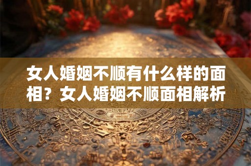 女人婚姻不顺有什么样的面相?女人婚姻不顺面相解析 女人婚姻不顺有什么样的面相?女人婚姻不顺面相解析
