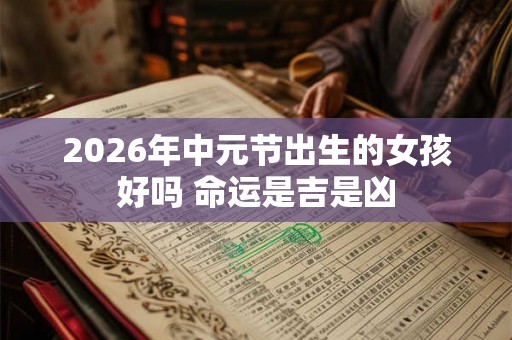 2026年中元节出生的女孩好吗 命运是吉是凶