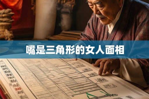 嘴是三角形的女人面相
