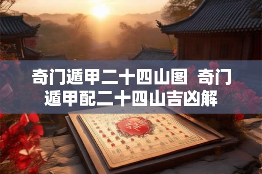 奇门遁甲二十四山图  奇门遁甲配二十四山吉凶解