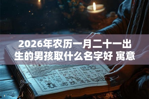 2026年农历一月二十一出生的男孩取什么名字好 寓意向上的名字推荐