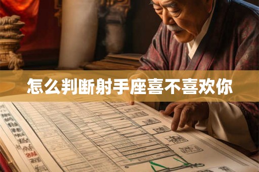 怎么判断射手座喜不喜欢你