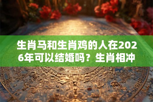 生肖马和生肖鸡的人在2026年可以结婚吗?生肖相冲吗? 生肖马和生肖鸡的人在2026年可以结婚吗?生肖相冲吗?