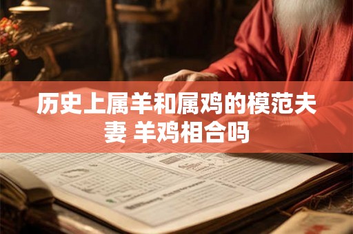 历史上属羊和属鸡的模范夫妻 羊鸡相合吗