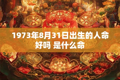 1973年8月31日出生的人命好吗 是什么命